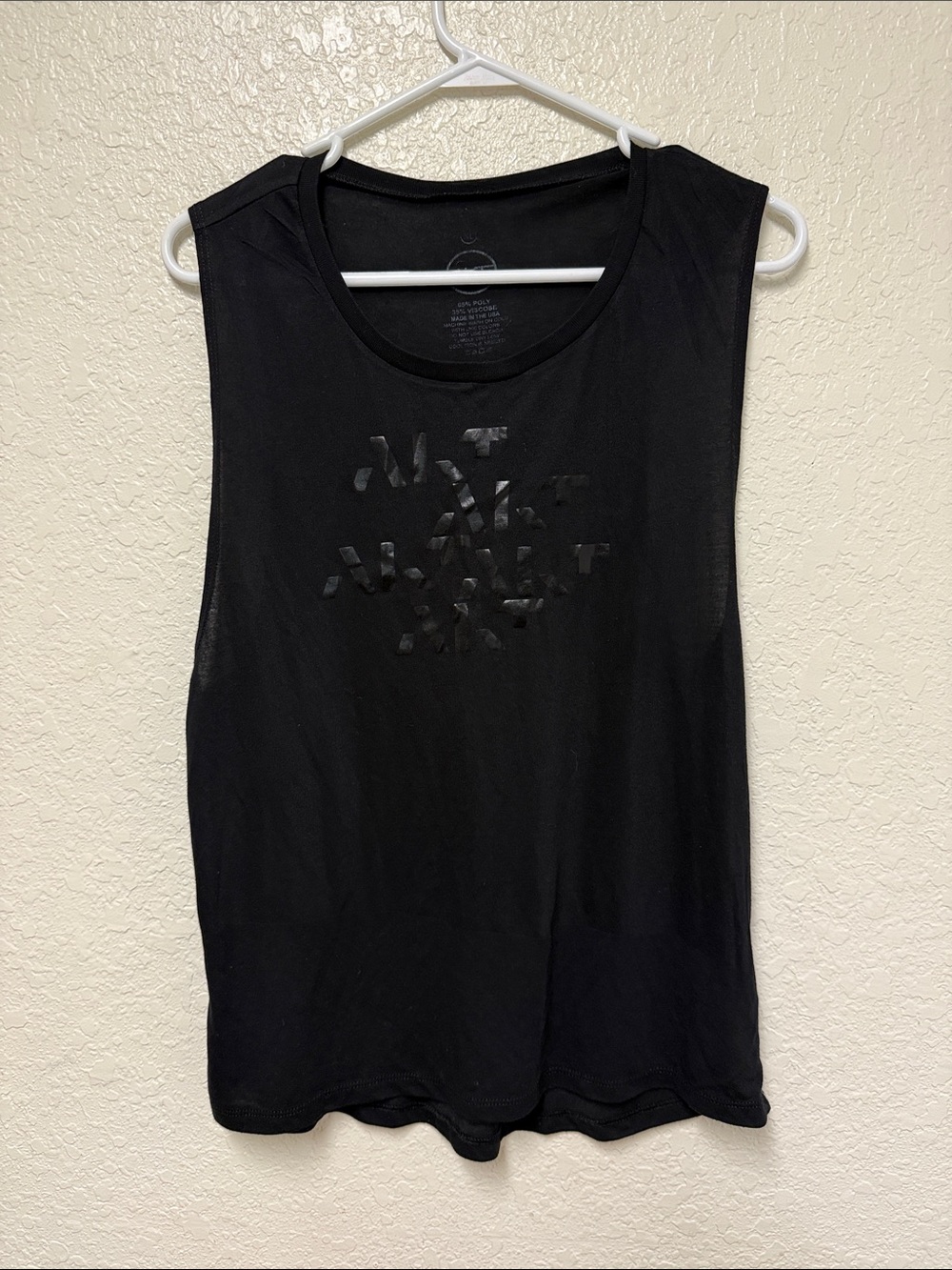 AKT Black Graphic Tank Top - AKT Logo Size XL